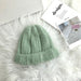 Wholesale colored wool knitted hats JDC-FH-NLS015 Fashionhat 倪罗诗 light green 55-60cm Wholesale Jewelry JoyasDeChina Joyas De China