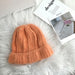Wholesale colored wool knitted hats JDC-FH-NLS015 Fashionhat 倪罗诗 orange 55-60cm Wholesale Jewelry JoyasDeChina Joyas De China