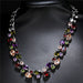 Wholesale Colored Zircon Artificial Gemstone Copper Necklace MOQ≥2 JDC-NE-Kas004 Necklaces 卡诗 MOQ2 white Wholesale Jewelry JoyasDeChina Joyas De China