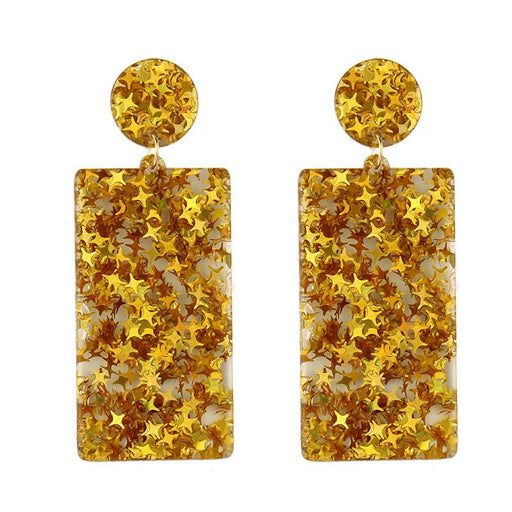 Bulk Jewelry Wholesale colorful acrylic earrings JDC-ES-GSYN040 Wholesale factory from China YIWU China