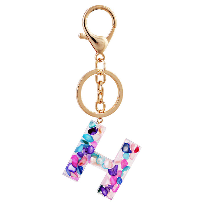 Wholesale colorful acrylic keychain JDC-KC-GSGL001 Keychains 谷力 H Wholesale Jewelry JoyasDeChina Joyas De China
