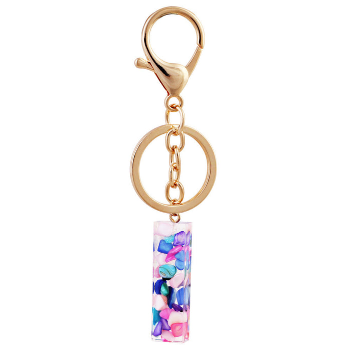 Wholesale colorful acrylic keychain JDC-KC-GSGL001 Keychains 谷力 I Wholesale Jewelry JoyasDeChina Joyas De China