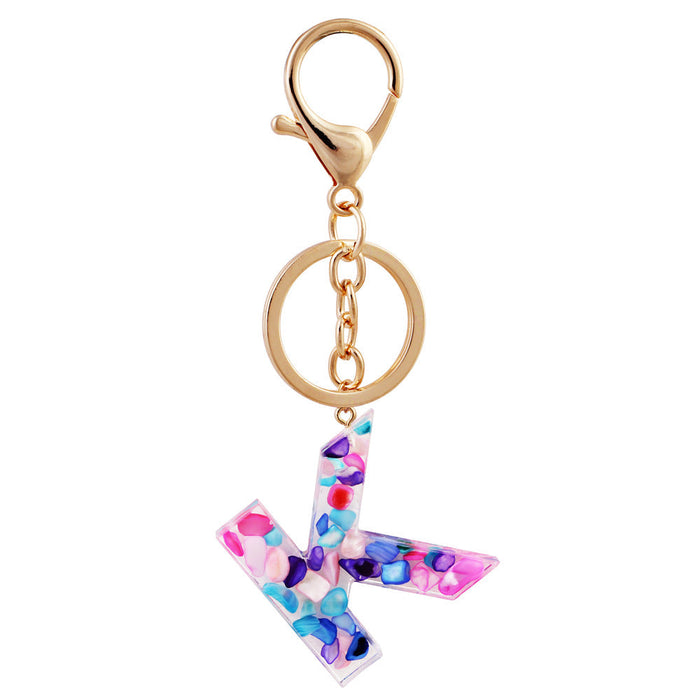 Wholesale colorful acrylic keychain JDC-KC-GSGL001 Keychains 谷力 K Wholesale Jewelry JoyasDeChina Joyas De China