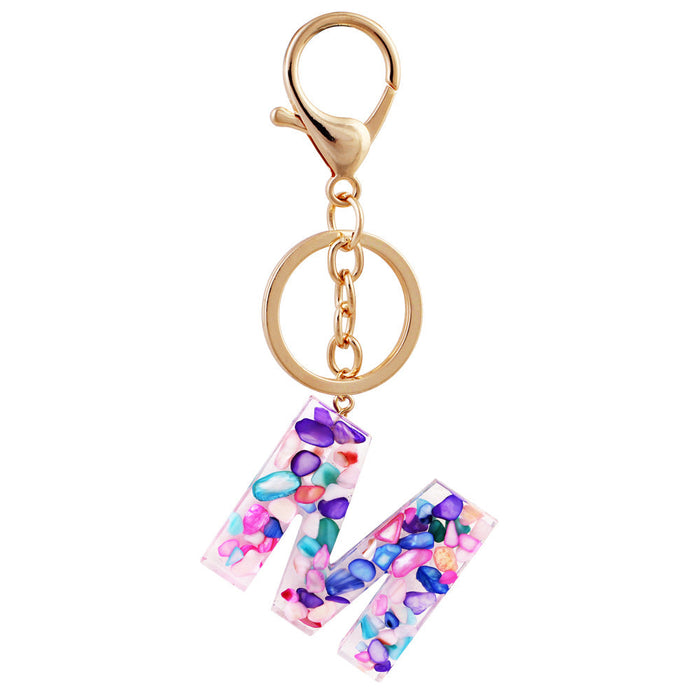 Wholesale colorful acrylic keychain JDC-KC-GSGL001 Keychains 谷力 M Wholesale Jewelry JoyasDeChina Joyas De China