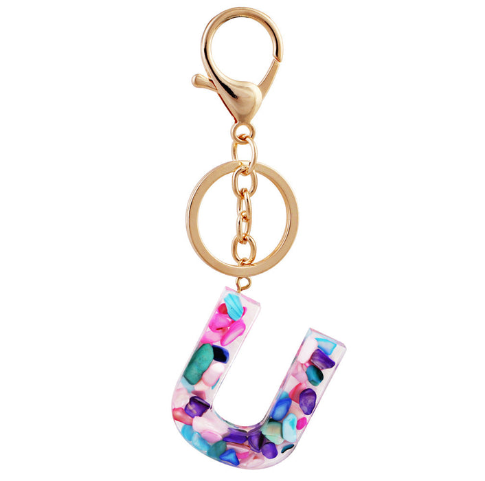 Wholesale colorful acrylic keychain JDC-KC-GSGL001 Keychains 谷力 U Wholesale Jewelry JoyasDeChina Joyas De China