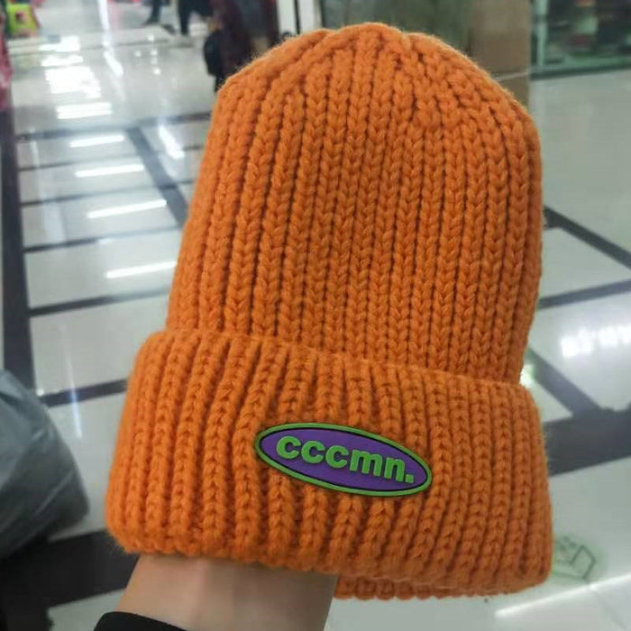 Wholesale colorful acrylic knitted hats JDC-FH-NLS004 Fashionhat 倪罗诗 orange 55-60cm Wholesale Jewelry JoyasDeChina Joyas De China