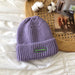Wholesale colorful acrylic knitted hats JDC-FH-NLS004 Fashionhat 倪罗诗 purple 55-60cm Wholesale Jewelry JoyasDeChina Joyas De China