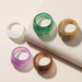 Bulk Jewelry Wholesale colorful acrylic ring JDC-RS-RXD006 Wholesale factory from China YIWU China