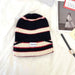 Wholesale colorful acrylic woolen hats JDC-FH-NLS020 Fashionhat 倪罗诗 black 55-60cm Wholesale Jewelry JoyasDeChina Joyas De China