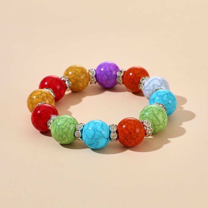 Bulk Jewelry Wholesale colorful alloy crystal bracelet JDC-BT-GSC001 Wholesale factory from China YIWU China