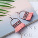 Wholesale colorful alloy long tassel earrings JDC-ES-KJ018 Earrings JoyasDeChina E020952 Wholesale Jewelry JoyasDeChina Joyas De China