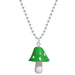 Bulk Jewelry Wholesale colorful alloy mushroom Necklaces JDC-NE-RXF006 Wholesale factory from China YIWU China