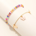 Bulk Jewelry Wholesale colorful alloy tassel shell anklet  JDC-AS-e069 Wholesale factory from China YIWU China