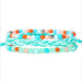 Wholesale colorful bead bracelet waterproof wax thread braided bracelet three-piece set JDC-BT-Yiye010 Bracelet 益烨 Wholesale Jewelry JoyasDeChina Joyas De China