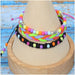 Wholesale colorful bead bracelet waterproof wax thread braided bracelet three-piece set JDC-BT-Yiye010 Bracelet 益烨 Wholesale Jewelry JoyasDeChina Joyas De China
