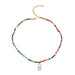 Wholesale colorful bead necklaces JDC-NE-A103 Necklaces 妙雅 1 Wholesale Jewelry JoyasDeChina Joyas De China