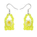 Wholesale colorful beaded small flower resin earrings JDC-ES-V229 earrings JoyasDeChina yellow Wholesale Jewelry JoyasDeChina Joyas De China