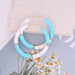 Wholesale colorful boho terracotta earrings JDC-ES-Bingm014 Earrings 冰萌 7# lake blue Wholesale Jewelry JoyasDeChina Joyas De China