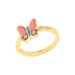 Wholesale colorful butterfly alloy rings JDC-RS-JQ002 Rings JoyasDeChina Butterfly1 One size Wholesale Jewelry JoyasDeChina Joyas De China