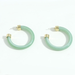 Wholesale colorful C-shaped resin earrings JDC-ES-V230 Earrings JoyasDeChina Wholesale Jewelry JoyasDeChina Joyas De China