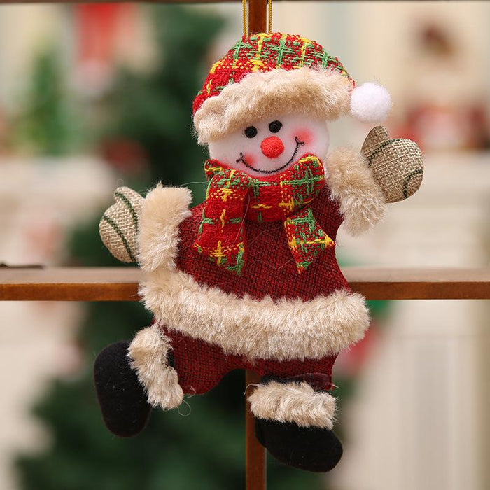 Bulk Jewelry Wholesale colorful cloth Christmas doll snowman deer bear cloth doll JDC-CS-HB012 Wholesale factory from China YIWU China