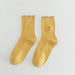 Wholesale colorful cotton socks JDC-SK-GSHYJ002 Sock JoyasDeChina yellow one size Wholesale Jewelry JoyasDeChina Joyas De China