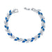 Wholesale colorful crystal willow leaf copper zircon bracelet MOQ≥2 JDC-BT-Kas003 Bracelet 卡诗 Wholesale Jewelry JoyasDeChina Joyas De China