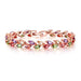 Wholesale colorful crystal willow leaf copper zircon bracelet MOQ≥2 JDC-BT-Kas003 Bracelet 卡诗 Rose gold 17MOQ2 Wholesale Jewelry JoyasDeChina Joyas De China