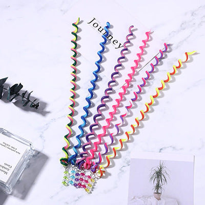 Wholesale colorful DIY Hair Scrunchies for kids JDC-HS-i407 Hair Scrunchies 溪南 6# Color (6 Pack) Wholesale Jewelry JoyasDeChina Joyas De China