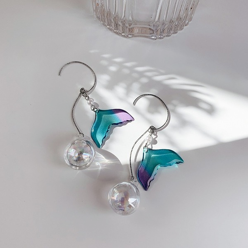 Wholesale colorful fishtail Earrings JDC-ES-MS068 Earrings JoyasDeChina Wholesale Jewelry JoyasDeChina Joyas De China