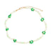 Wholesale colorful floral beaded pearl necklaces JDC-NE-V13 necklaces JoyasDeChina green Wholesale Jewelry JoyasDeChina Joyas De China
