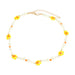 Wholesale colorful floral beaded pearl necklaces JDC-NE-V13 necklaces JoyasDeChina yellow Wholesale Jewelry JoyasDeChina Joyas De China