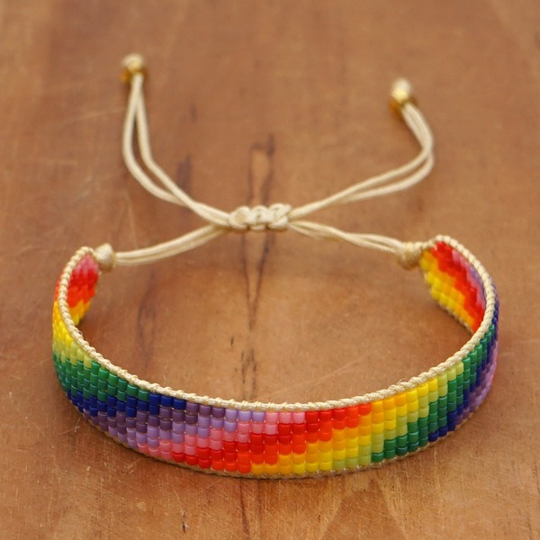 Bulk Jewelry Wholesale colorful gradient geometric Miyuki beads woven bracelet  JDC-gbh307 Wholesale factory from China YIWU China