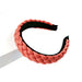 Wholesale colorful leather braided headband JDC-HD-GSCX038 Headband JoyasDeChina orange Wholesale Jewelry JoyasDeChina Joyas De China