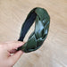 Wholesale colorful leather braided headband JDC-HD-GSCX039 Headband JoyasDeChina green Wholesale Jewelry JoyasDeChina Joyas De China