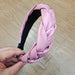 Wholesale colorful leather braided headband JDC-HD-GSCX039 Headband JoyasDeChina pink Wholesale Jewelry JoyasDeChina Joyas De China