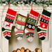 Bulk Jewelry Wholesale colorful linen knitted Christmas stockings JDC-CS-HB003 Wholesale factory from China YIWU China
