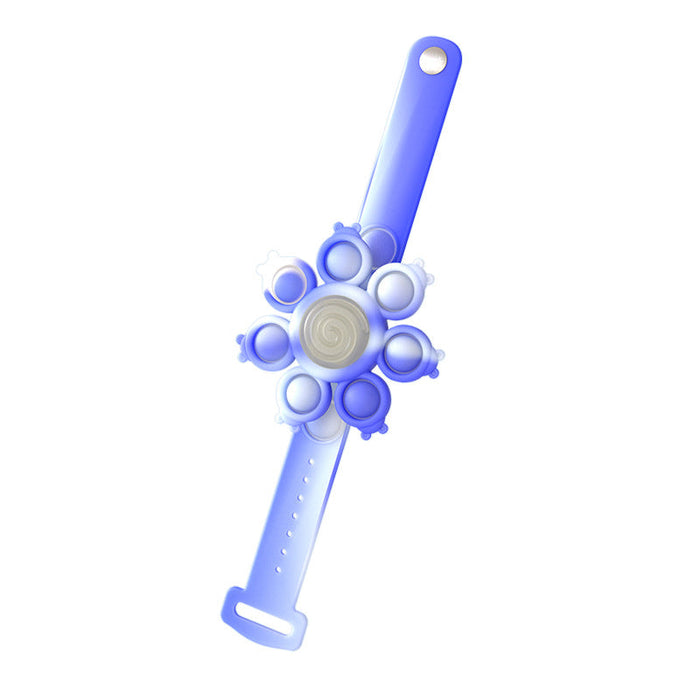 Wholesale Colorful Luminous Spinning Top Silicone Strap pack of 2 JDC-FT-YT001 fidgets toy 羽泰 Color blue MINIMUM 2 Wholesale Jewelry JoyasDeChina Joyas De China