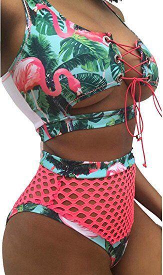 Bulk Jewelry Wholesale colorful polyester bikini triangle swimsuit JDC-SW-TW015 Wholesale factory from China YIWU China