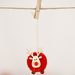 Bulk Jewelry Wholesale colorful polyester Christmas elk pendant JDC-CS-HB011 Wholesale factory from China YIWU China