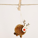 Bulk Jewelry Wholesale colorful polyester Christmas elk pendant JDC-CS-HB011 Wholesale factory from China YIWU China