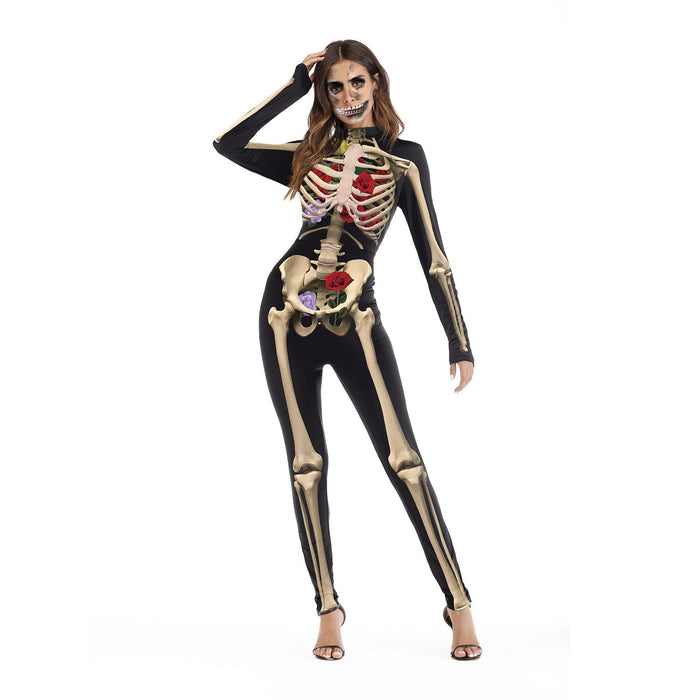 Bulk Jewelry Wholesale colorful polyester Halloween long-sleeved jumpsuit JDC-HW-NDB001 Wholesale factory from China YIWU China