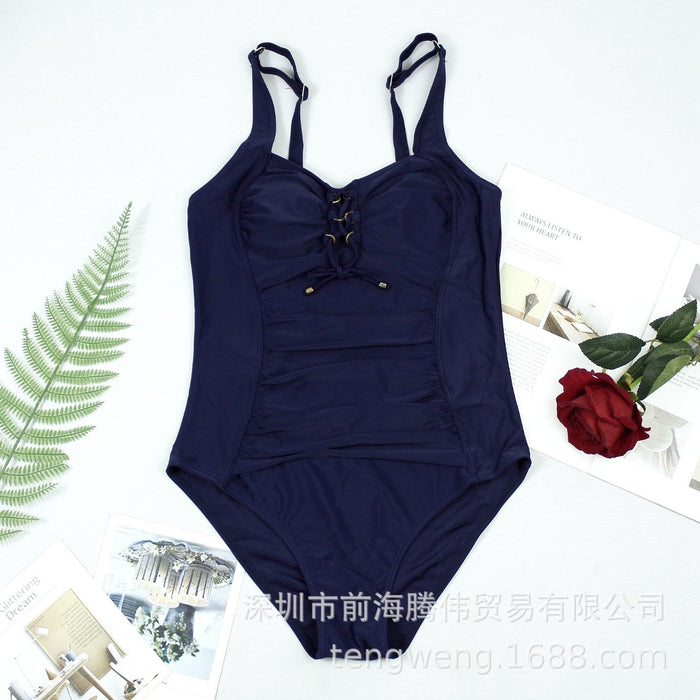 Bulk Jewelry Wholesale colorful polyester plain strap swimsuit JDC-SW-TW027 Wholesale factory from China YIWU China