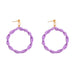 Wholesale colorful resin beads earrings JDC-ES-JQ176 Earrings JoyasDeChina Wholesale Jewelry JoyasDeChina Joyas De China