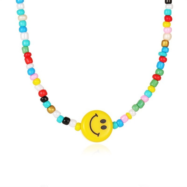 Bulk Jewelry Wholesale colorful resin DIY cartoon beaded necklace JDC-NE-D586 Wholesale factory from China YIWU China