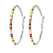 Wholesale colorful round beads earrings JDC-ES-TC153 Earrings JoyasDeChina color Wholesale Jewelry JoyasDeChina Joyas De China