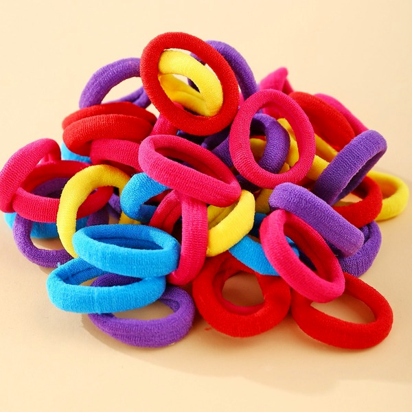 Bulk Jewelry Wholesale colorful rubber band small daisy nylon towel loop Hair Scrunchies JDC-HS-F313 Wholesale factory from China YIWU China