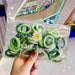 Bulk Jewelry Wholesale colorful rubber band small daisy nylon towel loop Hair Scrunchies JDC-HS-F313 Wholesale factory from China YIWU China