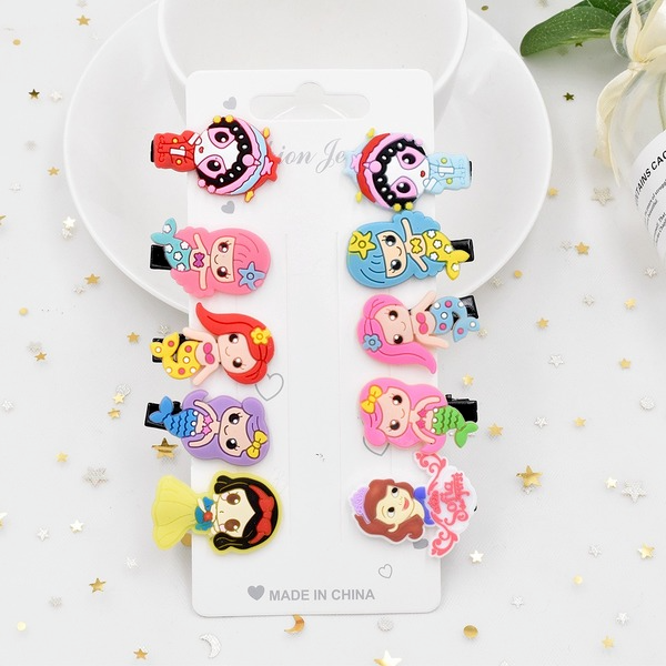 Bulk Jewelry Wholesale colorful rubber ice cream hair clips for children JDC-HC-RXN001 Wholesale factory from China YIWU China