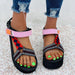Bulk Jewelry Wholesale colorful rubber thick-soled beach sandals JDC-SD-JZ007 Wholesale factory from China YIWU China